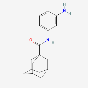 molecular formula C17H22N2O B2440177 N-(3-aminophenyl)adamantane-1-carboxamide CAS No. 340974-16-5