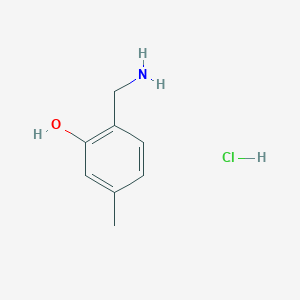 2-(Aminomethyl)-5-methylphenol;hydrochloride
