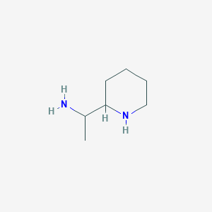 molecular formula C7H16N2 B2440195 (1-Piperidin-2-ylethyl)amine CAS No. 15932-66-8; 57415-62-0