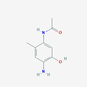 molecular formula C9H12N2O2 B2440206 4-Acetamido-2-hydroxy-5-methylaniline CAS No. 2055118-99-3