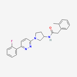 molecular formula C23H23FN4O B2440242 C23H23FN4O CAS No. 1396858-33-5
