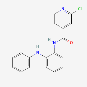 2-chloro-N-[2-(phenylamino)phenyl]pyridine-4-carboxamide