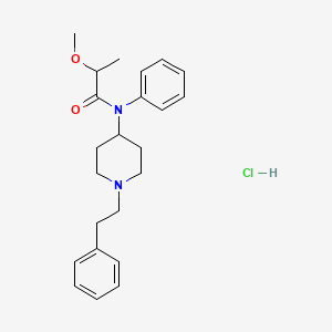 2-Methoxy-N-(1-phenethylpiperidin-4-yl)-N-phenylpropanamide hydrochloride