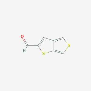 molecular formula C7H4OS2 B2440349 噻吩并[3,4-b]噻吩-2-甲醛 CAS No. 1241977-03-6