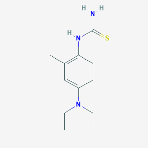 molecular formula C12H19N3S B2440413 [4-(Diethylamino)-2-methylphenyl]thiourea CAS No. 810662-59-0