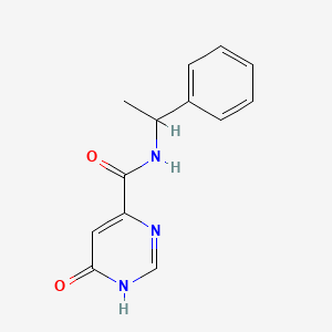 6-hydroxy-N-(1-phenylethyl)pyrimidine-4-carboxamide