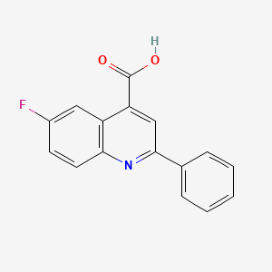 6-Fluoro-2-phenylquinoline-4-carboxylic acid