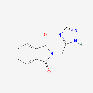 2-[1-(1H-1,2,4-triazol-3-yl)cyclobutyl]-2,3-dihydro-1H-isoindole-1,3-dione