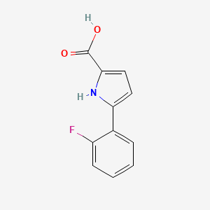 5-(2-Fluorophenyl)-1H-pyrrole-2-carboxylic acid