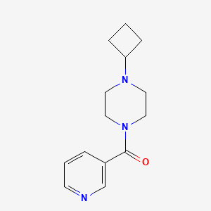 molecular formula C14H19N3O B2440528 (4-Cyclobutylpiperazin-1-yl)-pyridin-3-ylmethanone CAS No. 2329050-42-0