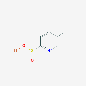 molecular formula C6H6LiNO2S B2440536 Lithium(1+) ion 5-methylpyridine-2-sulfinate CAS No. 2171901-23-6