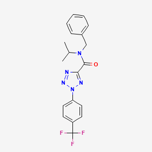 N-benzyl-N-isopropyl-2-(4-(trifluoromethyl)phenyl)-2H-tetrazole-5-carboxamide