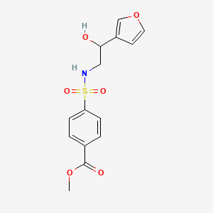 methyl 4-(N-(2-(furan-3-yl)-2-hydroxyethyl)sulfamoyl)benzoate