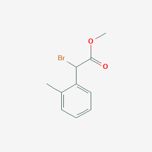 molecular formula C10H11BrO2 B2440585 Methyl 2-bromo-2-(2-methylphenyl)acetate CAS No. 77053-54-4