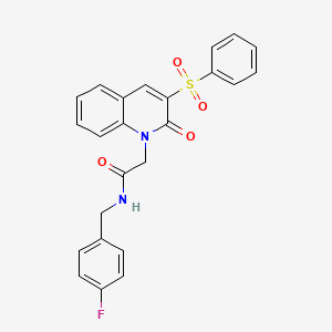 N-(3-chloro-2-methylphenyl)-2-[(3-phenylisoxazolo[5,4-d]pyrimidin-4-yl)oxy]acetamide