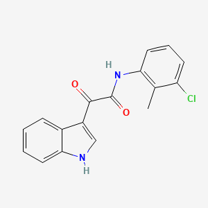 N-(3-chloro-2-methylphenyl)-2-(1H-indol-3-yl)-2-oxoacetamide
