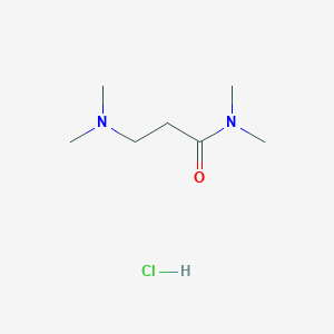 3-(Dimethylamino)-N,N-dimethylpropanamide;hydrochloride