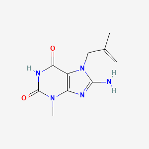8-amino-3-methyl-7-(2-methylallyl)-1H-purine-2,6(3H,7H)-dione