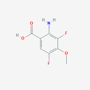2-Amino-3,5-difluoro-4-methoxybenzoic acid