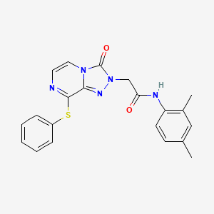 N-(2,4-dimethylphenyl)-2-(3-oxo-8-(phenylthio)-[1,2,4]triazolo[4,3-a]pyrazin-2(3H)-yl)acetamide