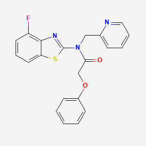 N-(4-fluorobenzo[d]thiazol-2-yl)-2-phenoxy-N-(pyridin-2-ylmethyl)acetamide