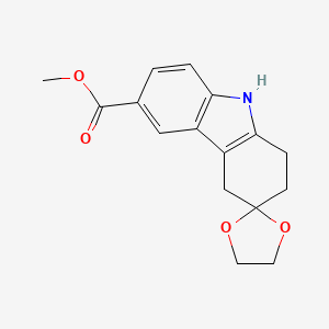Methyl 1,2,4,9-tetrahydrospiro[carbazole-3,2'-[1,3]dioxolane]-6-carboxylate