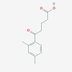 molecular formula C13H16O3 B2440717 5-(2,4-Dimethylphenyl)-5-oxopentanoic acid CAS No. 420119-85-3