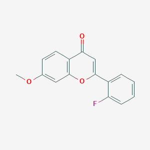 2-(2-Fluorophenyl)-7-methoxychromen-4-one