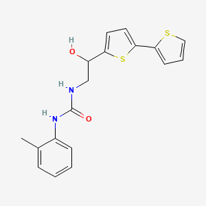 3-(2-{[2,2'-Bithiophene]-5-yl}-2-hydroxyethyl)-1-(2-methylphenyl)urea