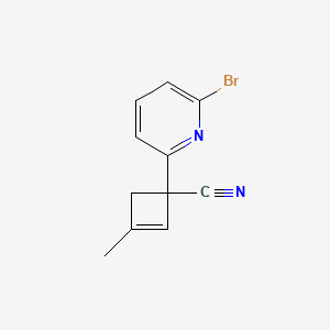 1-(6-Bromopyridin-2-yl)-3-methylcyclobut-2-ene-1-carbonitrile