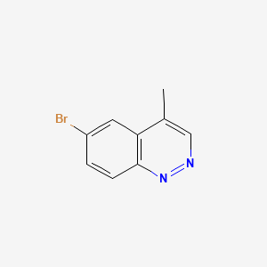 molecular formula C9H7BrN2 B2440758 6-溴-4-甲基喹啉 CAS No. 20873-31-8