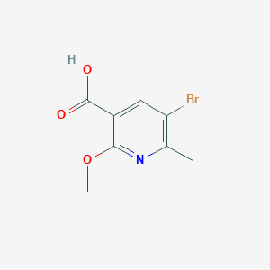 5-Bromo-2-methoxy-6-methylpyridine-3-carboxylic acid