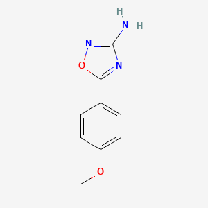 molecular formula C9H9N3O2 B2440865 5-(4-Methoxyphenyl)-1,2,4-oxadiazol-3-amine CAS No. 23275-52-7