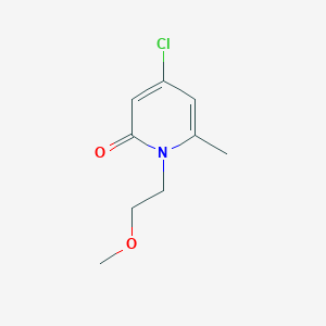 4-Chloro-1-(2-methoxyethyl)-6-methylpyridin-2(1H)-one