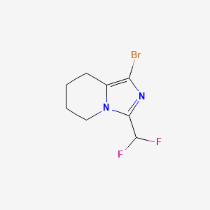 1-Bromo-3-(difluoromethyl)-5,6,7,8-tetrahydroimidazo[1,5-a]pyridine