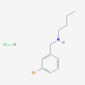 molecular formula C11H17BrClN B2440878 N-(3-Bromobenzyl)-1-butanamine hydrochloride CAS No. 60509-39-9; 90389-56-3