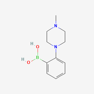 molecular formula C11H17BN2O2 B2440910 [2-(4-Methyl-1-piperazinyl)phenyl]boronic acid CAS No. 250383-80-3