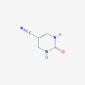 molecular formula C5H5N3O B2440919 2-Oxo-1,2,3,4-tetrahydropyrimidine-5-carbonitrile CAS No. 1748-63-6