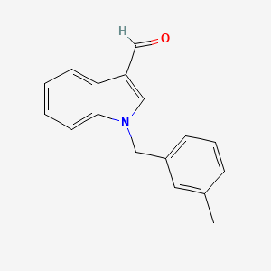 molecular formula C17H15NO B2440946 1-(3-methylbenzyl)-1H-indole-3-carbaldehyde CAS No. 428470-09-1