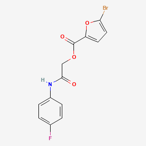 [(4-FLUOROPHENYL)CARBAMOYL]METHYL 5-BROMOFURAN-2-CARBOXYLATE