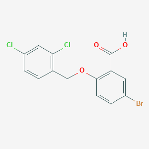 5-Bromo-2-[(2,4-dichlorobenzyl)oxy]benzoic acid