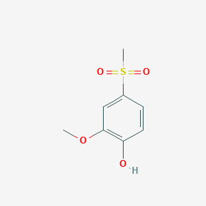 molecular formula C8H10O4S B2441027 4-甲磺酰基-2-甲氧基苯酚 CAS No. 1206968-73-1