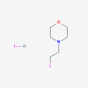 molecular formula C6H13I2NO B2441048 4-(2-碘乙基)吗啉氢碘酸盐 CAS No. 956330-15-7