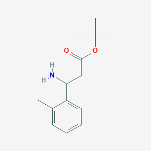 Tert-butyl 3-amino-3-(2-methylphenyl)propanoate