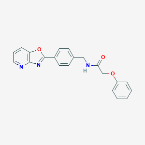 N-(4-[1,3]oxazolo[4,5-b]pyridin-2-ylbenzyl)-2-phenoxyacetamide