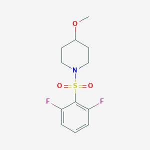 1-((2,6-Difluorophenyl)sulfonyl)-4-methoxypiperidine