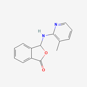 molecular formula C14H12N2O2 B2441120 3-[(3-methyl-2-pyridinyl)amino]-2-benzofuran-1(3H)-one CAS No. 860787-29-7
