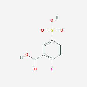 molecular formula C7H5FO5S B2441154 2-Fluoro-5-sulfobenzoic acid CAS No. 881487-27-0