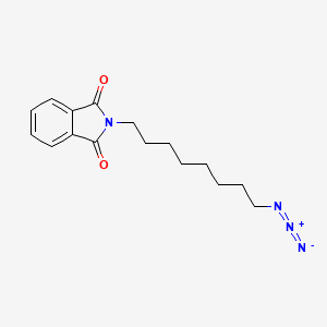 molecular formula C16H20N4O2 B2441174 2-(8-azidooctyl)-2,3-dihydro-1H-isoindole-1,3-dione CAS No. 1592957-83-9