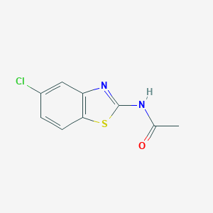 molecular formula C9H7ClN2OS B244118 N-(5-chloro-1,3-benzothiazol-2-yl)acetamide 